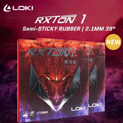 Original LOKI RXTON 1 Table Tennis Rubber RXTON-1 Allround Spin Control Ping Pong Sponge Ping Pong Rubber with Powerful Elastic