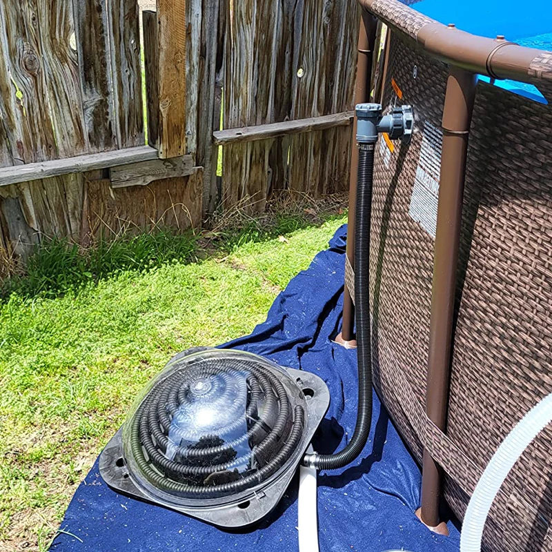 Système de chauffage solaire de piscine Portable, contrôleur de chauffage de piscine, pompe à chaleur solaire, chauffe-eau pour piscine hors sol