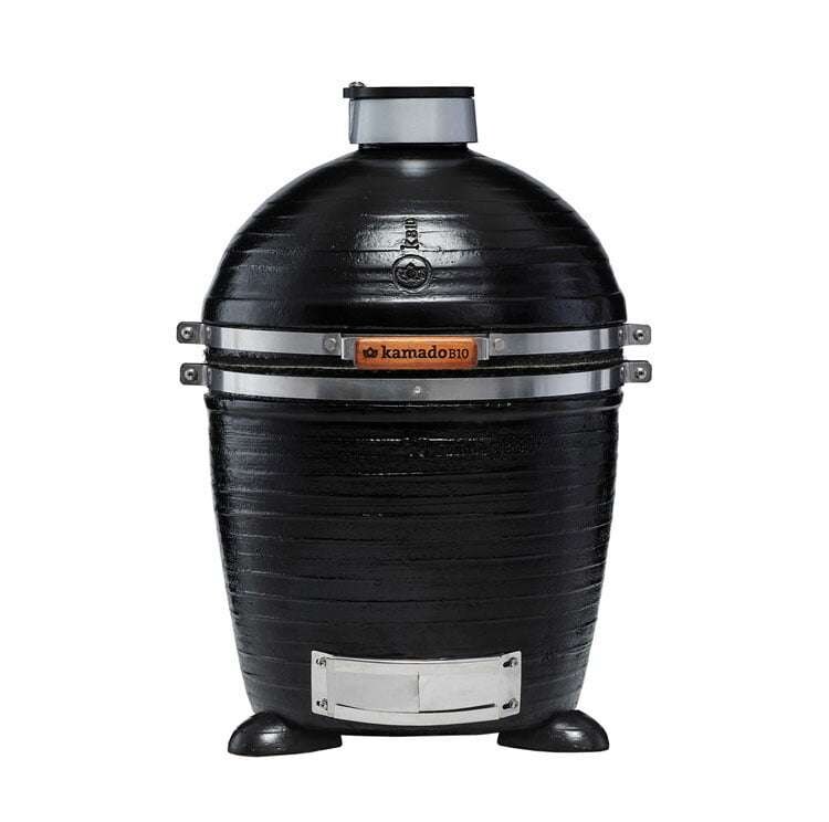 Kamado B10 Nano Original Grill, handgefertigt aus Ton mit Schamotte, 44 x 54 x 62 cm,, 45 kg. Innen-Durchmesser: 34 cm. Image