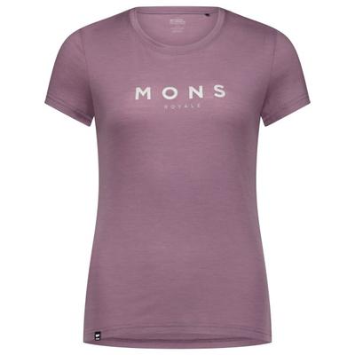 Mons Royale - Women's Icon Merino Air-Con Tee - Merinoshirt Gr S mauve Image