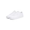 Sneaker TOMMY HILFIGER "TH HI VULC LOW CORE CANVAS", Herren, Gr. 48, weiß, Textil, sportlich, Schuhe, Freizeitschuh, Halbschuh, Schnürer mit weich gepolstertem Schaftrand