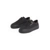 Plateausneaker TOMMY HILFIGER "ESSENTIAL VULC TEXTILE SNEAKER", Damen, Gr. 35, schwarz, Textil, sportlich, Schuhe, Freizeitschuh, Halbschuh, Schnürschuh mit goldfarbenen Details