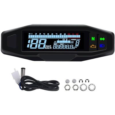 Universeller digitaler Motorrad-Tachometer, digitaler Tachometer, LCD-Display, Image
