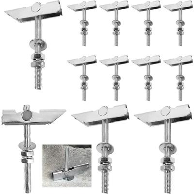 20 Stück Deckenhaken M6 x 100 mm Schwerlastanker aus verzinktem Karbonstahl Hohlblockanker für Image