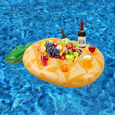 Schwimmende Poolbar mit 7 Löchern, aufblasbarer Flaschenhalter, schwimmende Poolbar, aufblasbares Image