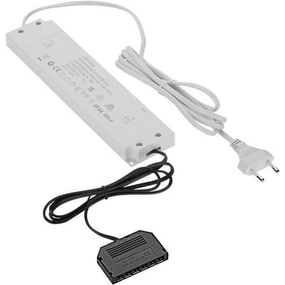 So-tech - led Transformator 12 vdc Netzgerät mit 6-fach Verteiler (mini AMP-Anschluss), 60 w Image