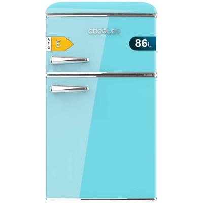 Cecotec - Kleiner Kühlschrank Kühlschrank 2 Türen Retro 86L Bolero CoolMarket 2D Origin 86 Blue e.