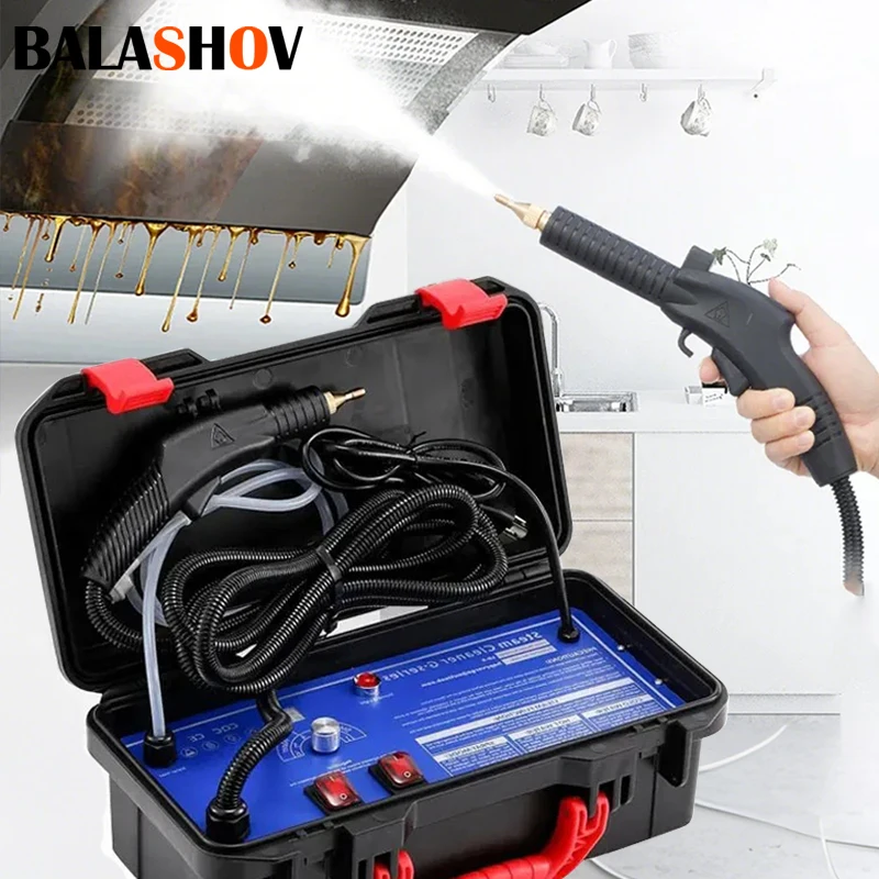 Elektrischer Dampfreiniger, hohe Temperatur und Druck, Sterilisation, Jet-Waschmaschine für Zuhause, Küche, Motorhaube, Auto, Klimaanlage