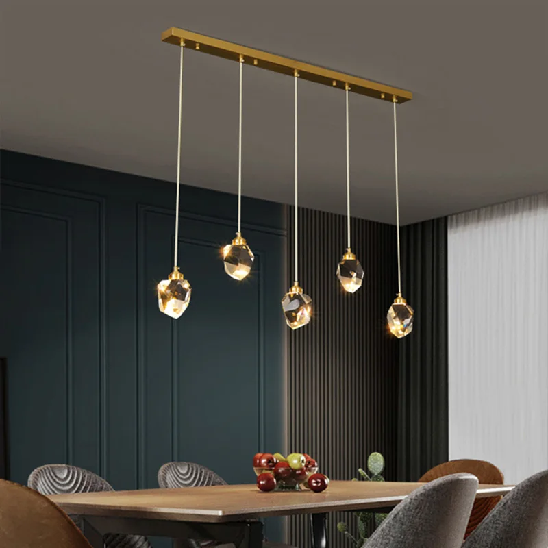 Decke Anhänger Lampe Hause Dekoration Wohnzimmer Moderne Decke Kronleuchter LED Kristall Nordic Licht Schlafzimmer Glanz Beleuchtung Lampe