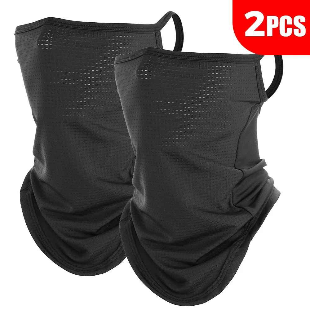 1/2PCS Atmungsaktive Bandana Kühlung Quick-dry Schal Sonnenschutz Gesicht Abdeckung Winddicht Maske Hals Gamasche Sport Outdoor wandern Image