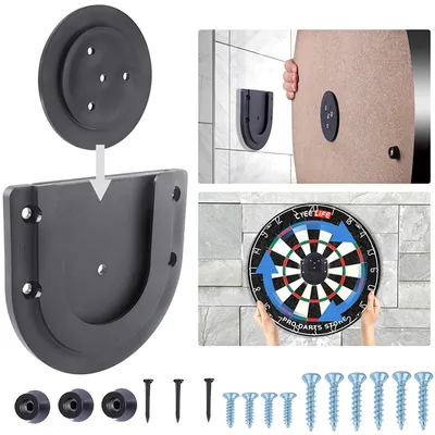 Dartboard-Montage halterung mit festem Zubehör Dartboard-Halterung ssatz Wandbehang-Dartboard-Montage halterung ssatz Image