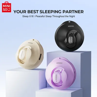 MINISO X16 Bluetooth-Kopfhörer 5.4 Drahtlose Kopfhörer Lange Akkulaufzeit Sport Wasserdichte Headsets Extra Bass mit Mikrofonen Image