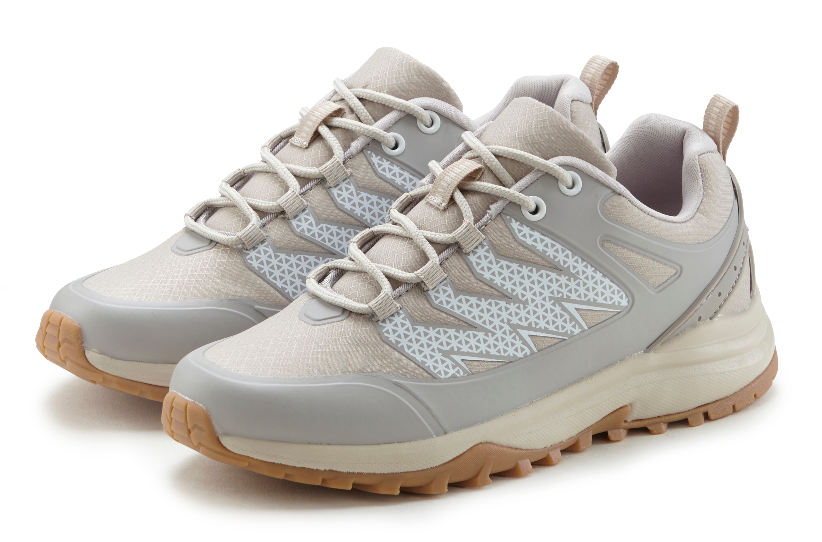 Outdoorschuh VIVANCE, Damen, Gr. 39, beige, Obermaterial: 50% Lederimitat, 50% Textilmaterial. Decksohle: 100% Textilmaterial. Futter: 100% Textilmaterial. Laufsohle: 100% Synthetik, gemustert, mehrfarbig, Schuhe Outdoorschuh, Freizeitschuh,...