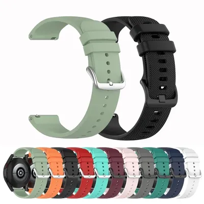 Sport Silikon 20mm 22mm Uhrenarmband Für Garmin Venu 3 Band Forerunner 265 255 Musik Vivoactive 4 Image