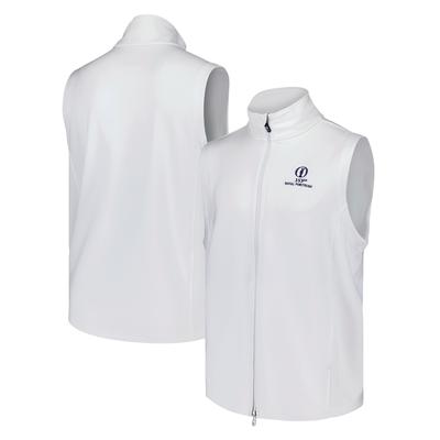 The 153rd Open Royal Portrush Fairway & Greene Coughlin Weste Voller Reißverschluss - Weiß Image