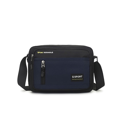 borsa a tracolla tattica da uomo, borsa a tracolla - borsa a tracolla in nylon impermeabile con più tasche, borsa a tracolla casual in stile militare per viaggi, lavoro e attività all'aperto