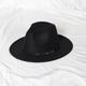 Formal Wedding Fedora Hat Made of Wool and Acrylic Simple and Elegant Headwear