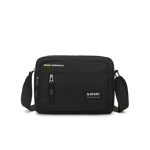 borsa a tracolla tattica da uomo, borsa a tracolla - borsa a tracolla in nylon impermeabile con più tasche, borsa a tracolla casual in stile militare per viaggi, lavoro e attività all'aperto