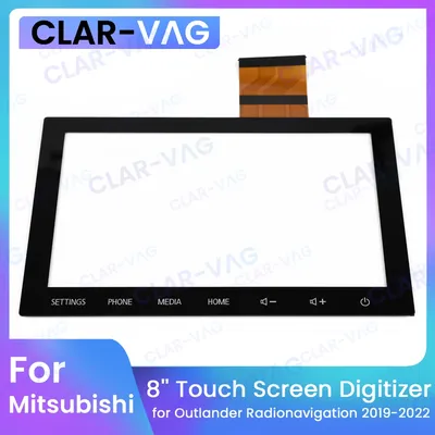 8 Inch Touch Screen Digitizer For MITSUBISHI Outlander 2020 2021 2022 Car Radio DVD Player GPS