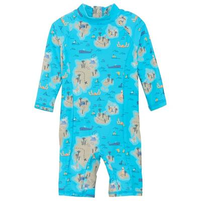 Color Kids - Baby Suit L/S AOP - Lycra Gr 98 türkis Image
