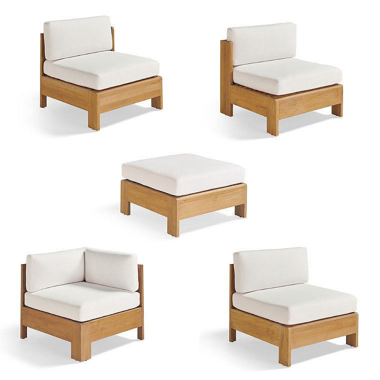 Bellcara Tailored Furniture Cover - Right-facing Chair, Sand - Frontgate