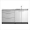 NewAge Outdoor Kitchens Stainless Steel 2-Piece Outdoor Kitchen Set (No Countertop)