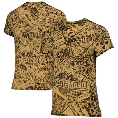 WrestleMania 41 Goldfleckiges T-Shirt für Herren Image