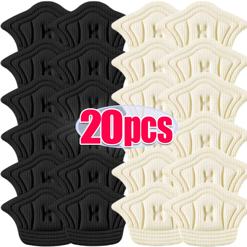 2–20 Stück Ferseneinlegesohlen für Schuhe, Patch-Fersenpolster für Sportschuhe, verstellbare Größe, Fußpolster, Einlegesohle, Schuh-Fersenschutz, Rückenaufkleber Image
