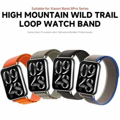 Alpines Schlaufen armband für Xiaomi Redmi Uhr 4 Armband Nylon elastisches Armband für Mi Band 8 Pro Trail Correa Armband Zubehör Image