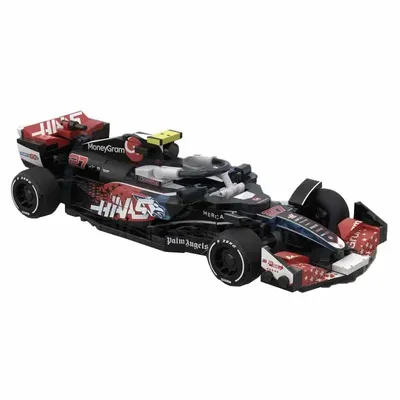 MOC- 198899 Baustein F1 Rallye Auto 001 Mini Racing Stitching Modell 284PCS Kinder Bildung Image