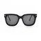 Tom Sonnenbrille, schwarz, quadratisch, großer Rahmen, Platten-Sonnenbrille, polarisierte Anti-UV-Sonnenbrille für den Außenbereich, schlichte dekorative Sonnenbrille