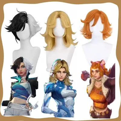 Luna Snow/Susan Storm/Doreen Grüne Perücken Haar Cosplay Spiel Rival Kostüm Zubehör für Frauen Halloween Karneval Party Requisiten Image