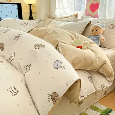 Pure cotton quilt cover single piece 150x200x230 single quilt cover cotton 2025 new printing small fresh single product series