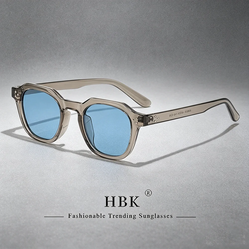 HBK Retro Polarisierte Sonnenbrille für Männer Frauen Neue Hohe Qualität Brillen Outdoor Sport Fahren Reise lunette de soleil homme UV400 Image