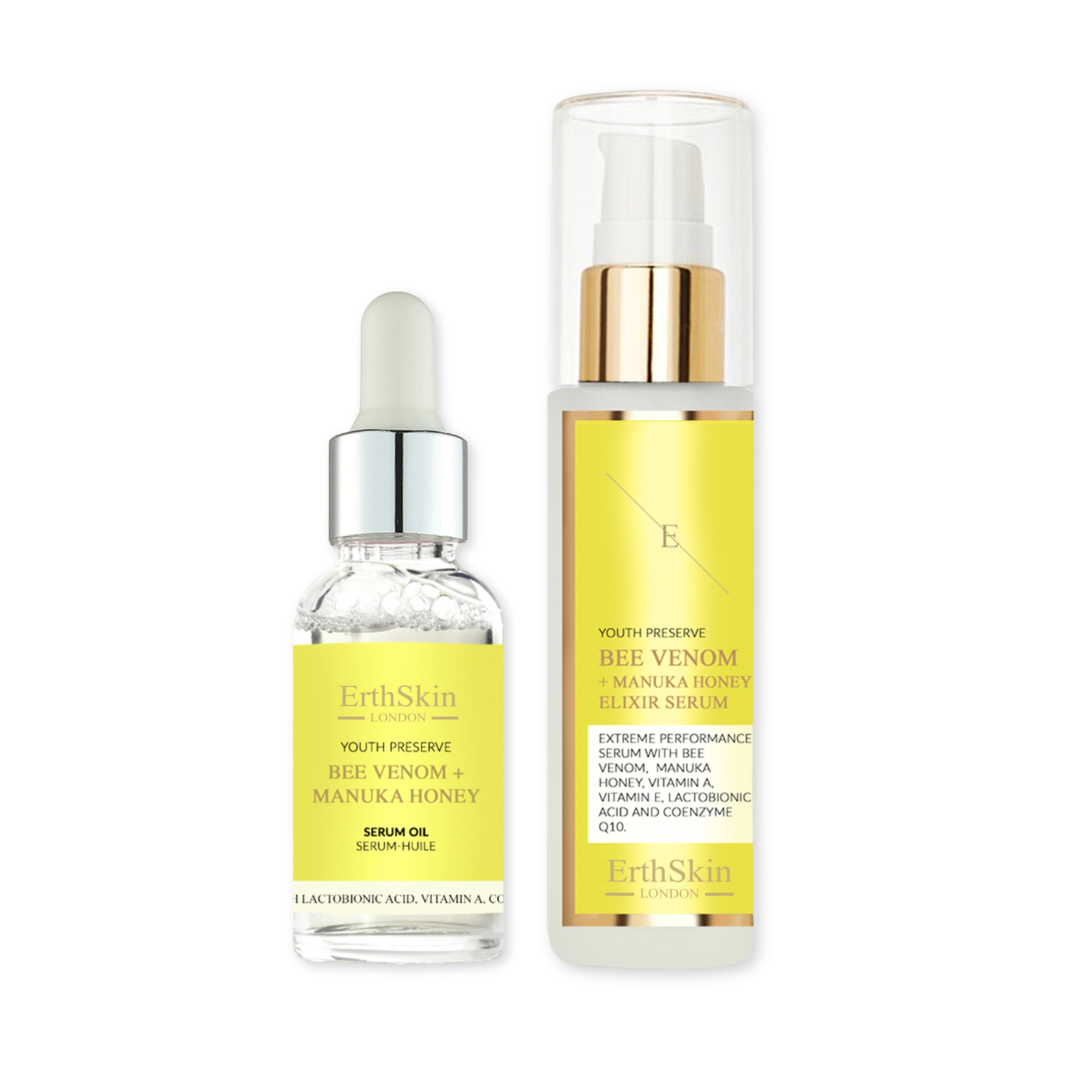 Bienengift + Manuka Honig Elixier Serum 60ml+Bienengift + Manuka Honig Serum Öl 30ml Image