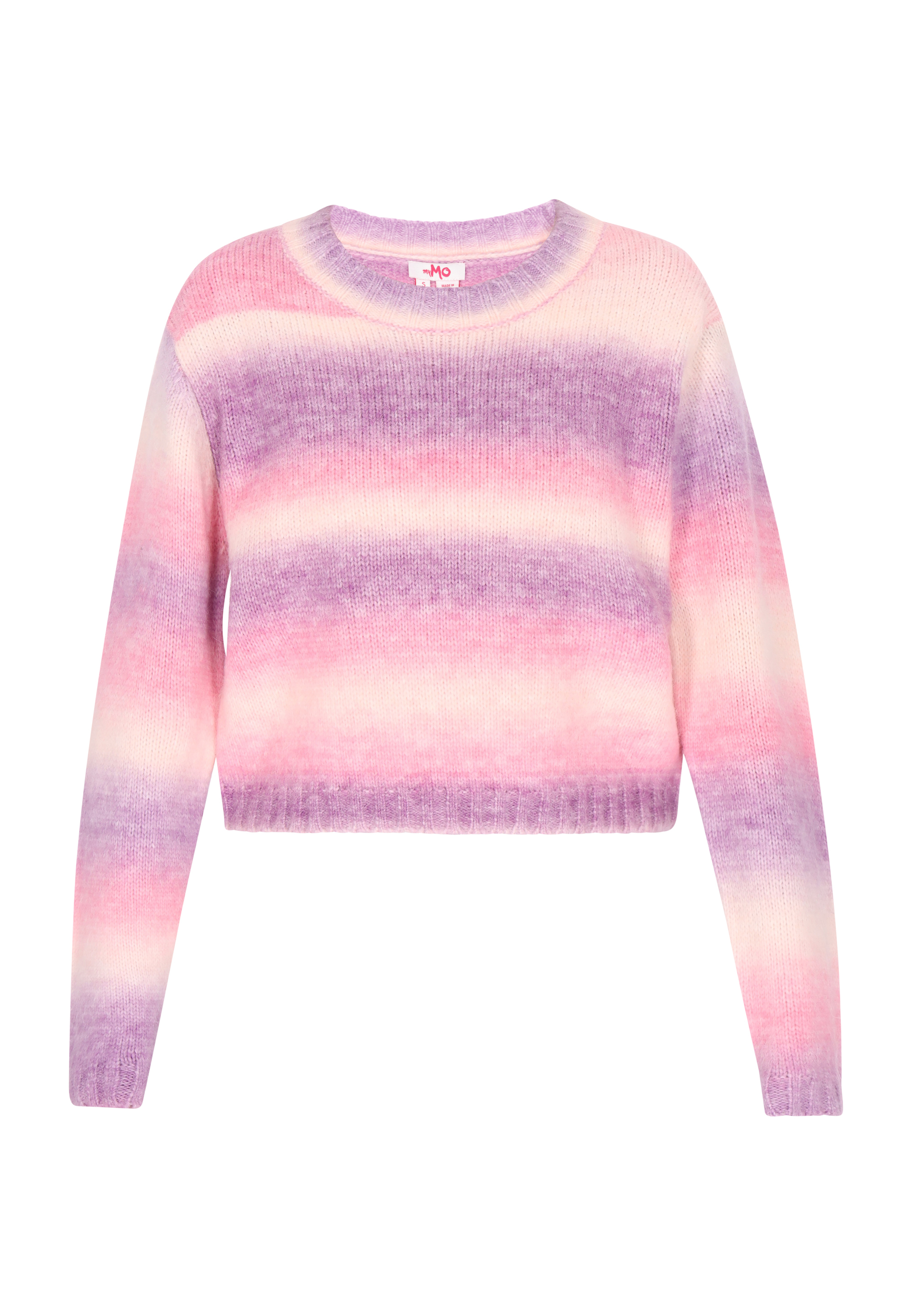 Mymo Pullover Damen Rosa Mehrfarbig Image