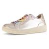 Slip-On Sneaker GABOR, Damen, Gr. 40, gold (goldfarben), Nappaleder, metallic, casual, Schuhe, Freizeitschuh, Halbschuh, Slipper mit bunten Gummizügen