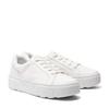 Sneaker TIMBERLAND "LAUREL COURT LOW LACE UP SNEAKER", Gr. 39, weiß canvas, Textil, sportlich, Schuhe
