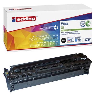 Edding Toner ersetzt HP »CF210X« Nr. 131X schwarz schwarz Image