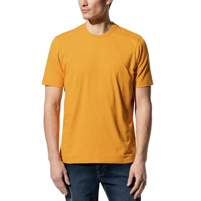 Walbusch Herren T-Shirt Rundhalsausschnitt Gelb Image