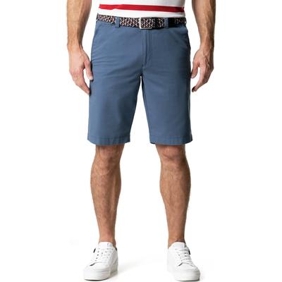 Walbusch Herren Bügelfrei-Stretchbund-Bermudas Blau Image