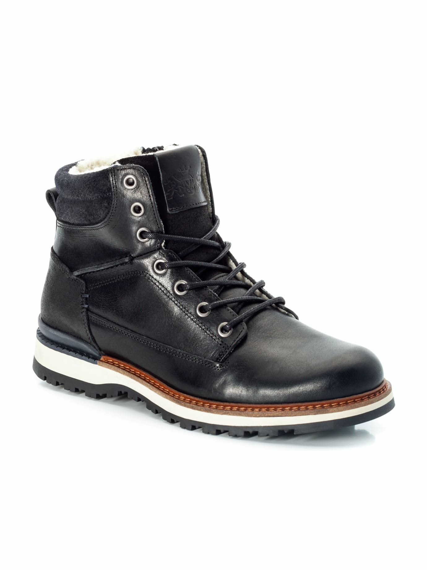 Walbusch Herren Thermo Stiefel Schwarz