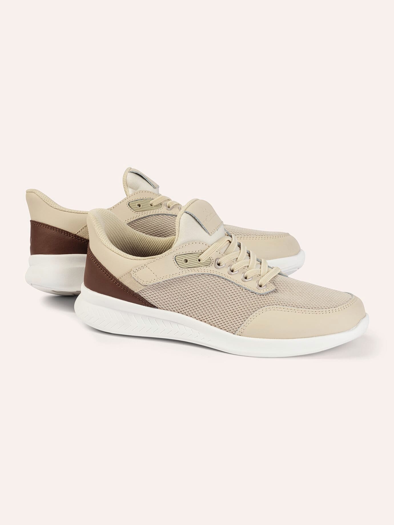 Walbusch Herren Ultraleicht Sneakers Mühelos Beige