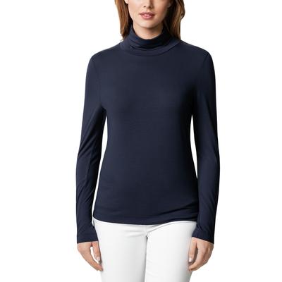 Walbusch Damen Viskose-Unterziehrolli Blau