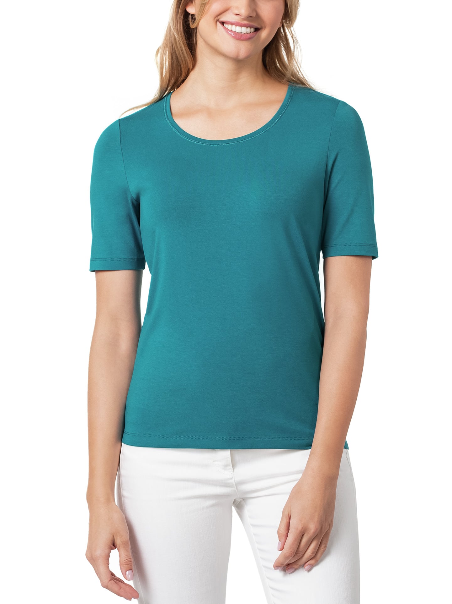 Walbusch Damen Viskose-Shirt Grün