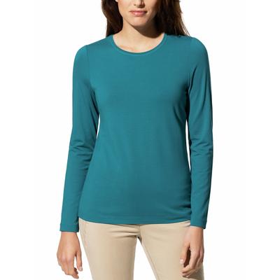 Walbusch Damen Viskose-Shirt Langarm Gruen Image