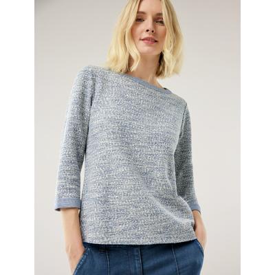 Walbusch Damen Boucle- Sweaty Hellblau gemustert Image