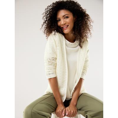 Walbusch Damen Twinset Ajour Weiss Image