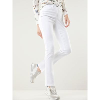 Walbusch Damen Bügelfrei Cotton-Hose Weiß Image