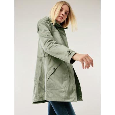 Walbusch Damen Aquastop Anorak Crinkle 2.0 Gruen Image